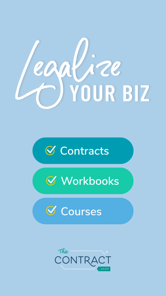 The Contract Shop is an industry go-to for legalizing your creative business with contracts, terms and conditions, and other essential legal docs.
