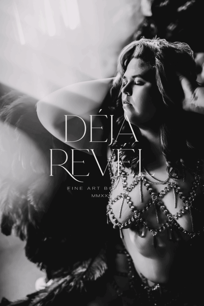 Luxury boudoir photography brand design featuring portfolio work